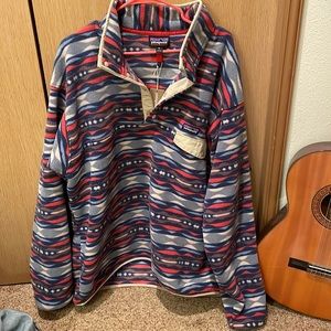 Patagonia lightweight men's synchilla snap t pullover size XL